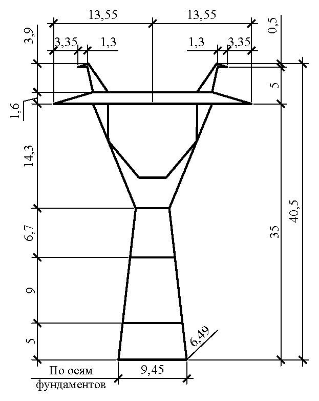 Опора ПС500н-3+5 (II-IV)
