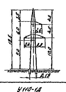 Опора У110-1Д