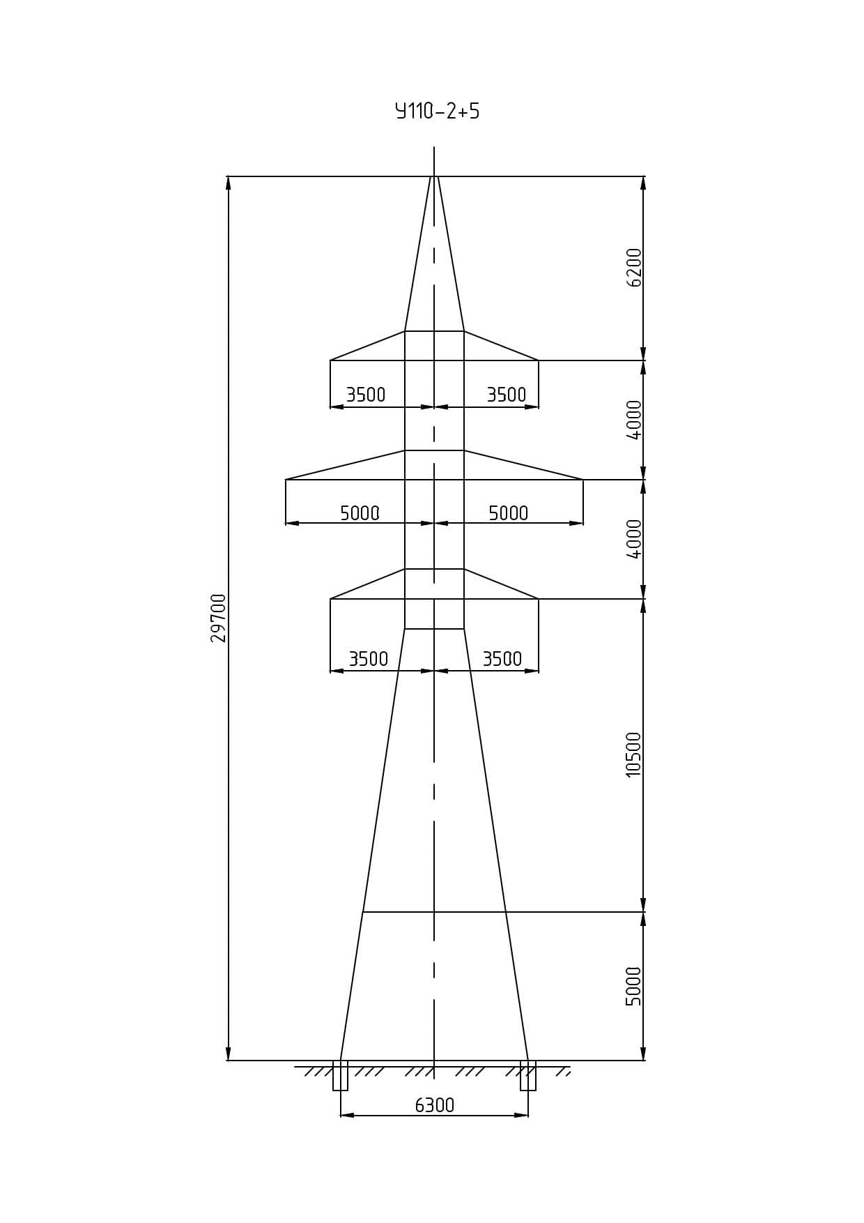 Опора У110-2+5