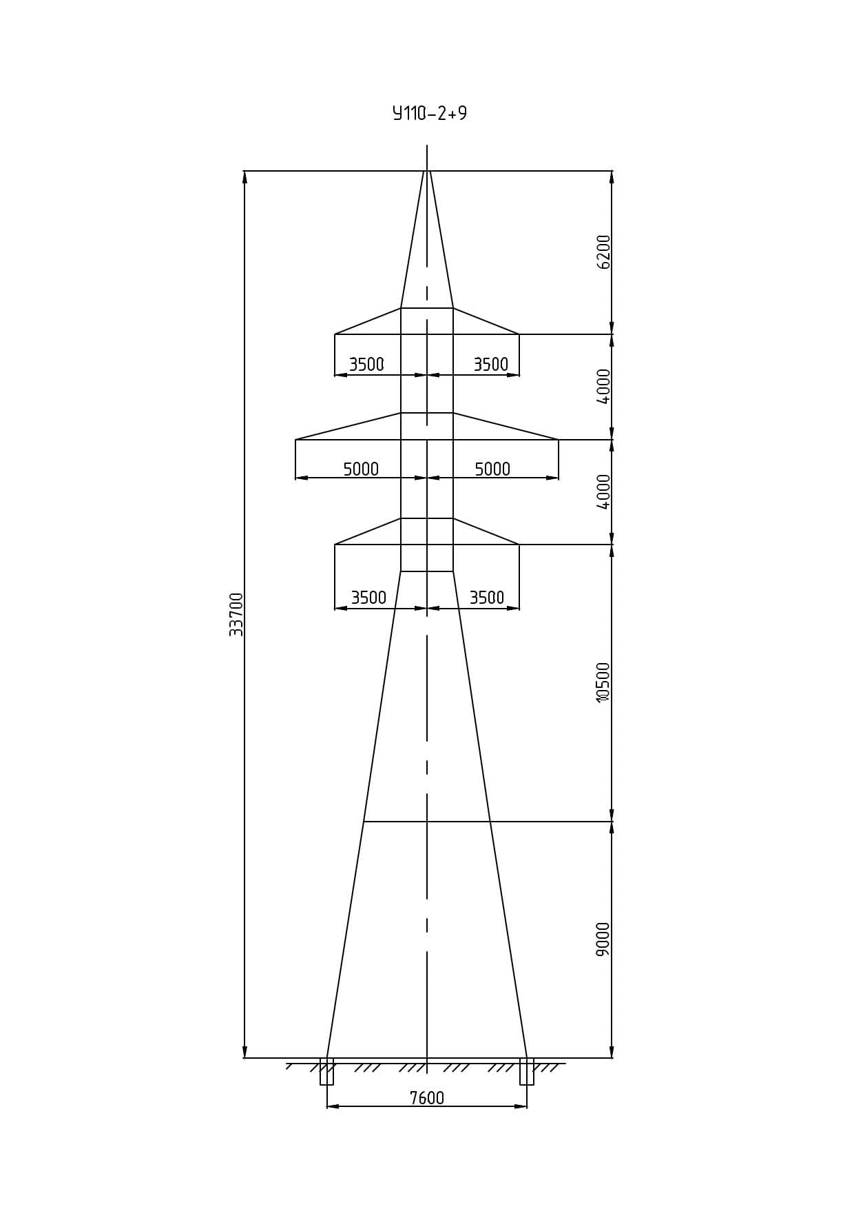 Опора У110-2+9