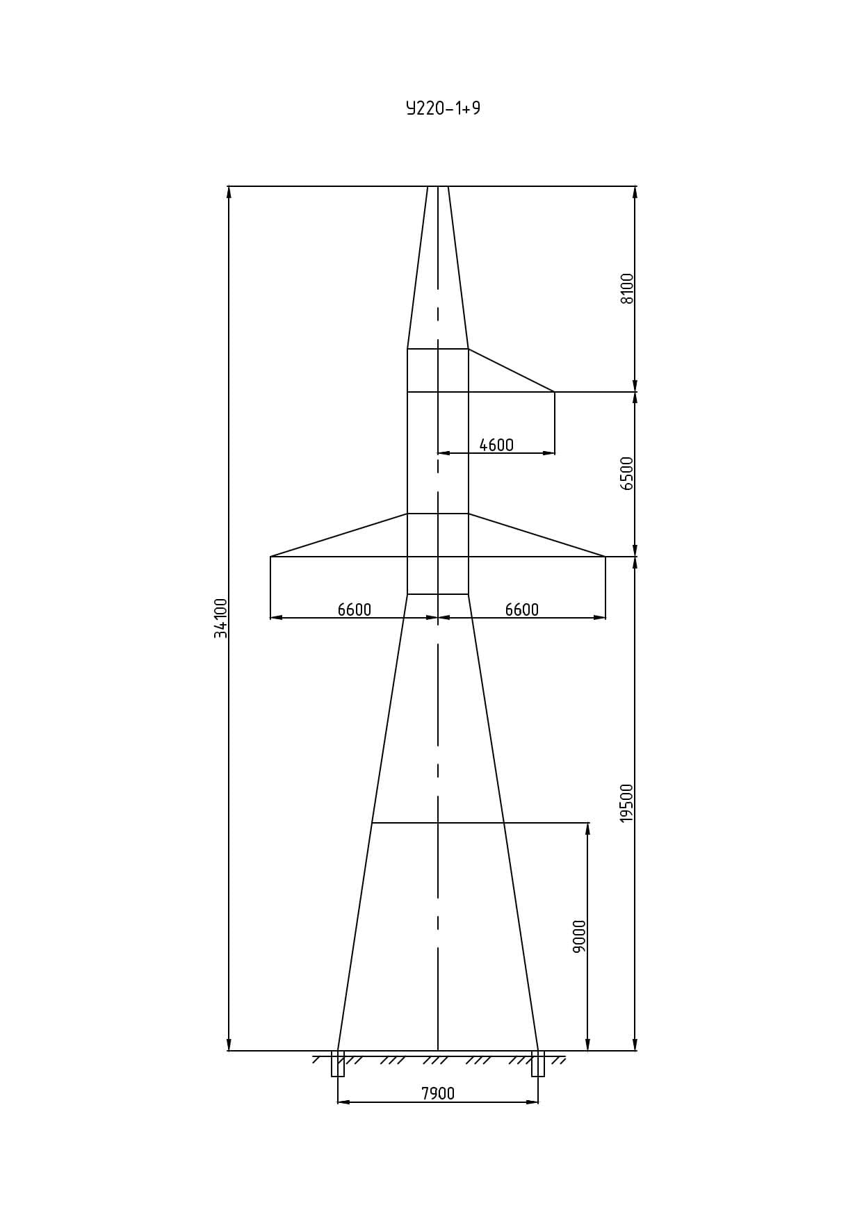Опора У220-1+9