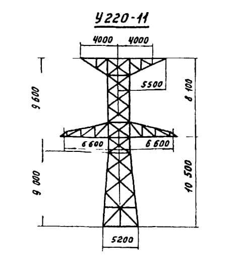 Опора У220-11