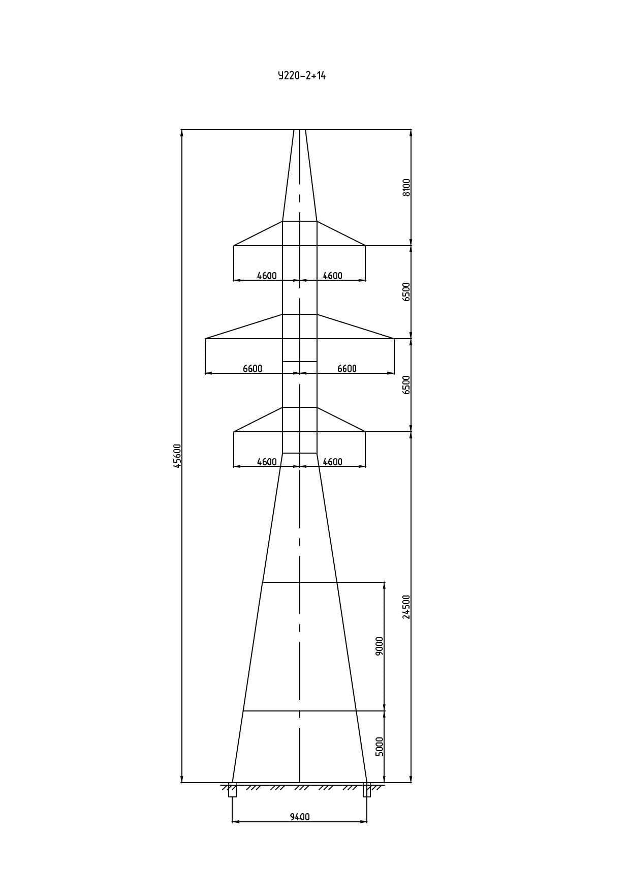 Опора У220-2+14