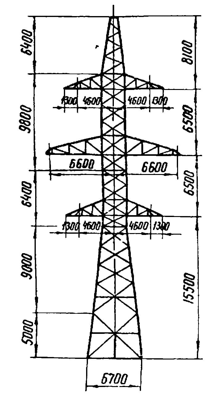 Опора У220-8+5
