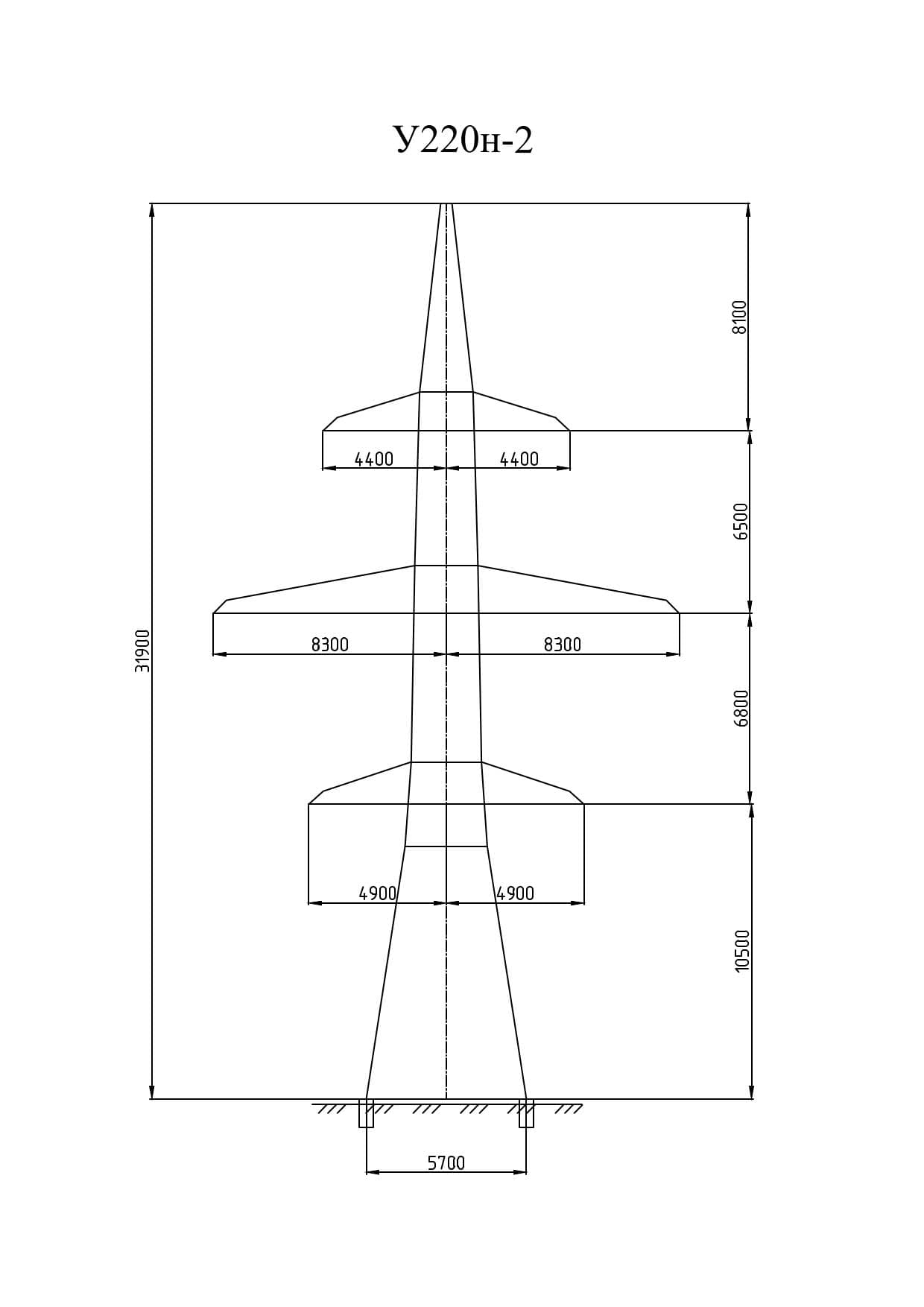 Опора У220н-2.1
