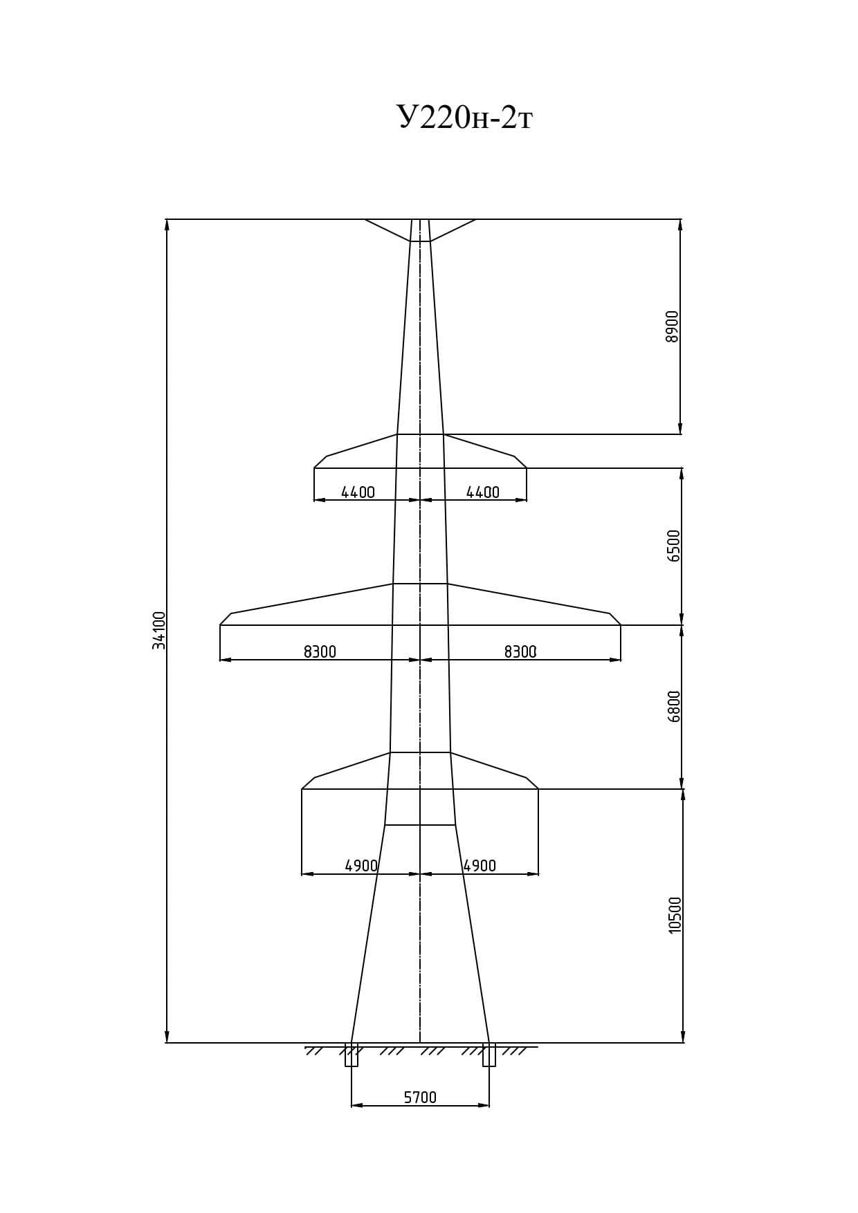Опора У220н-2.1т