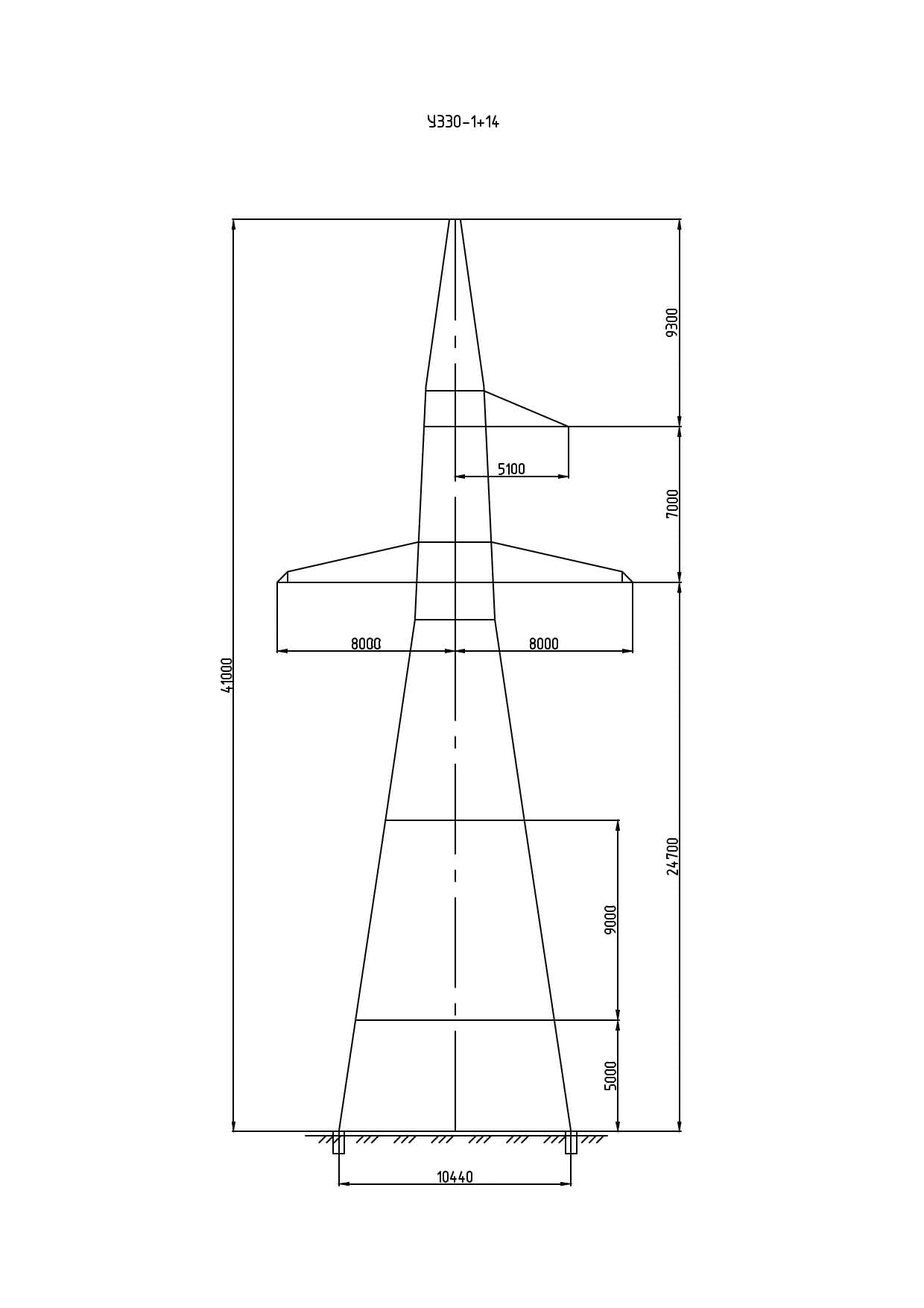 Опора У330-1+14