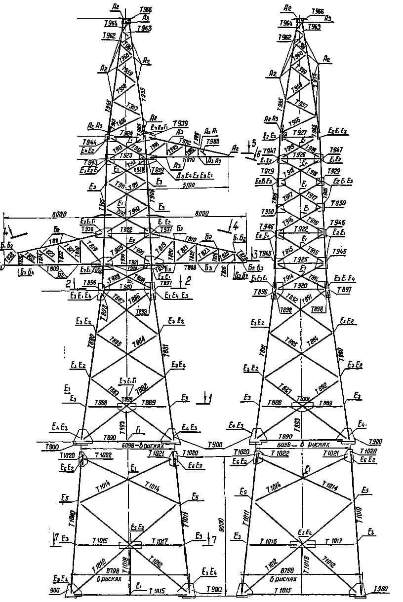 Опора У330-1ТС+9