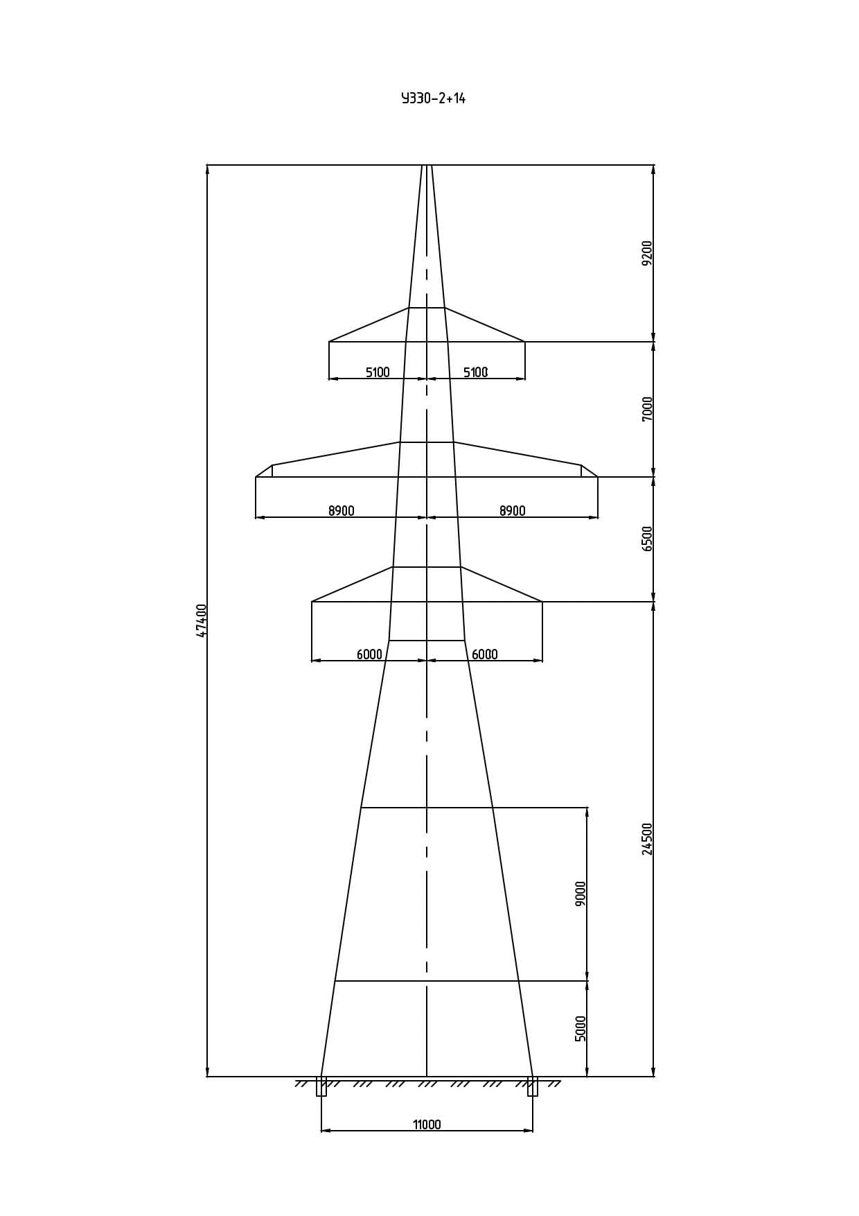 Опора У330-2+14