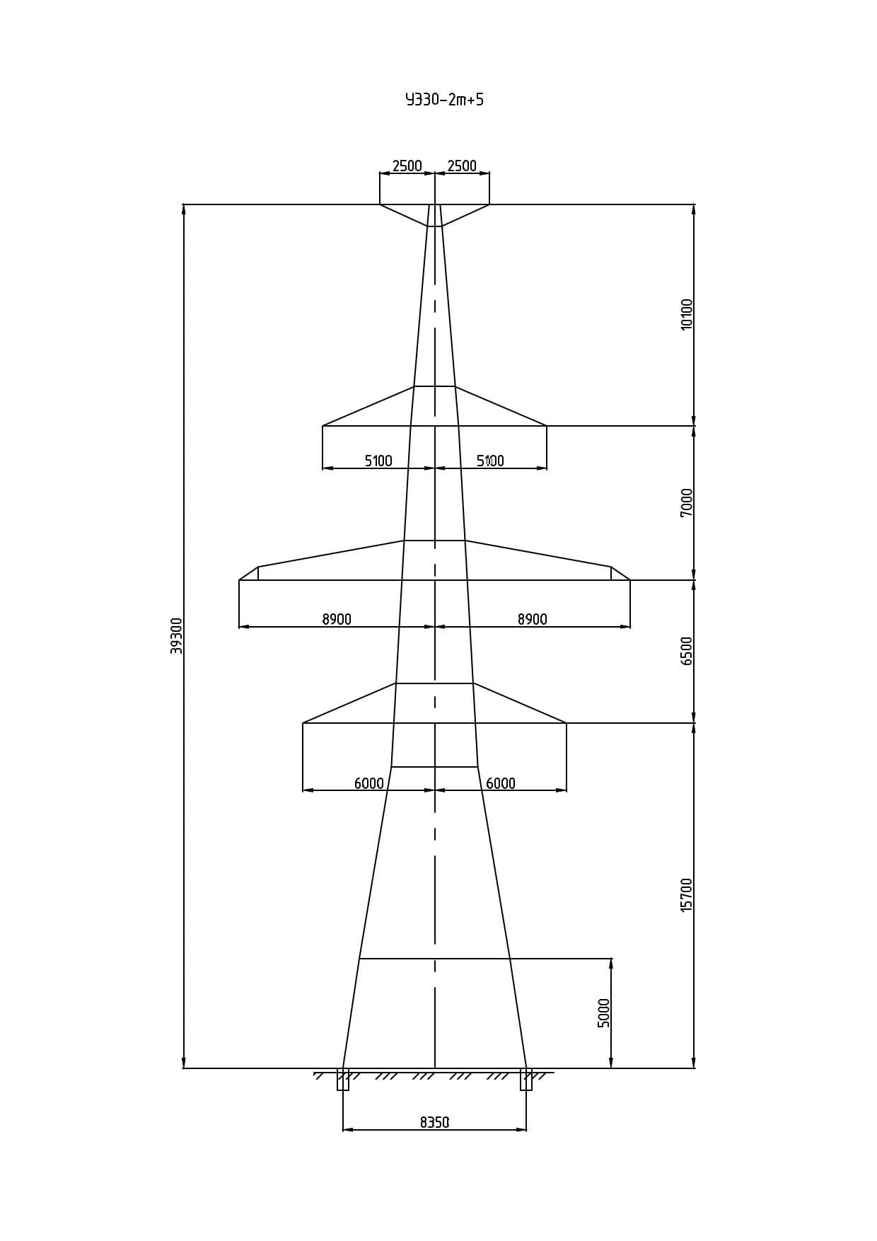 Опора У330-2Т+5