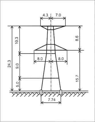 Опора У330-3+9