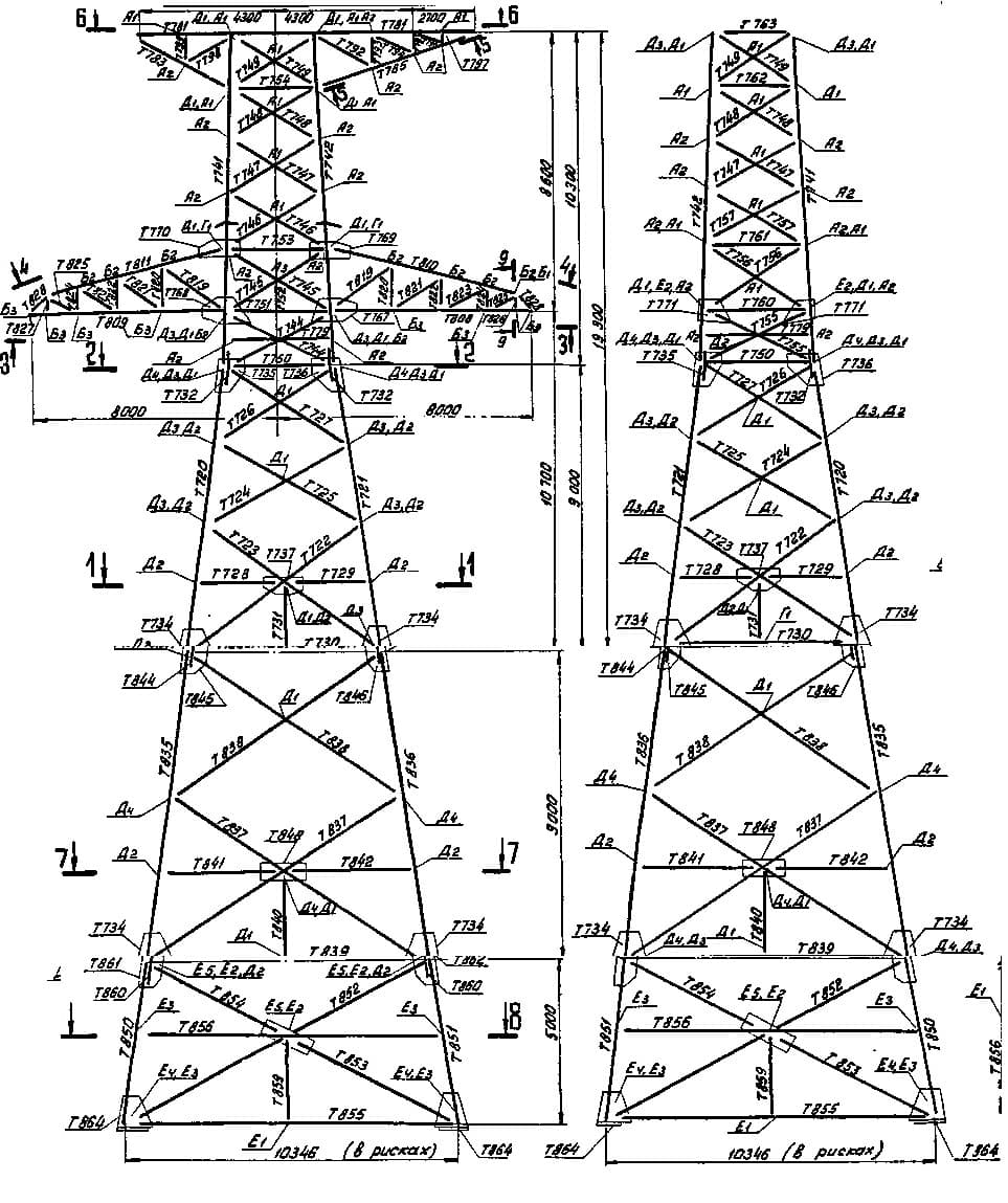Опора У330-3ТС+14