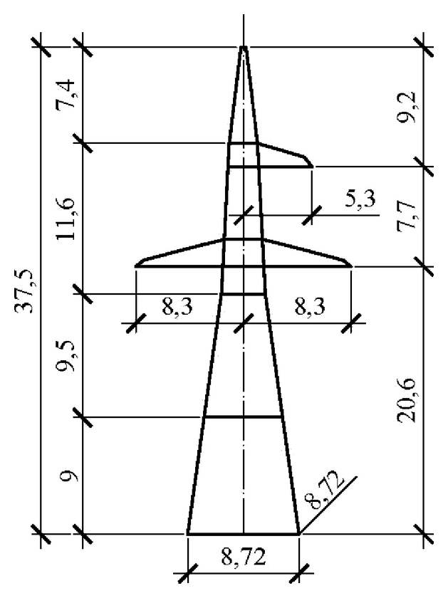 Опора У330н-1+9
