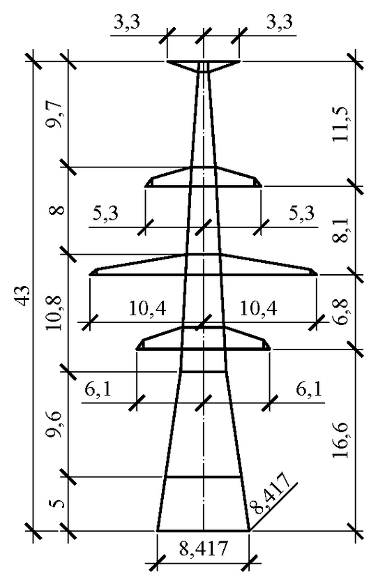 Опора У330н-2т+5
