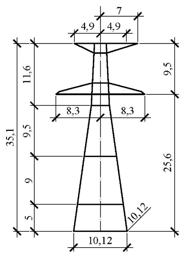 Опора У330н-3+14