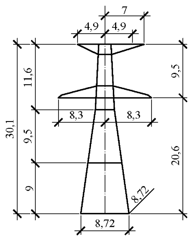 Опора У330н-3+9