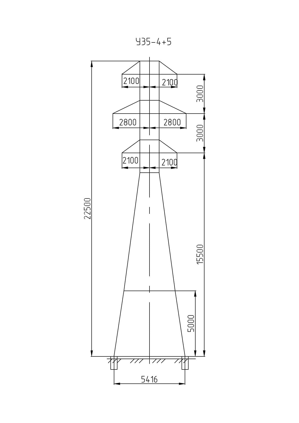 Опора У35-4+5
