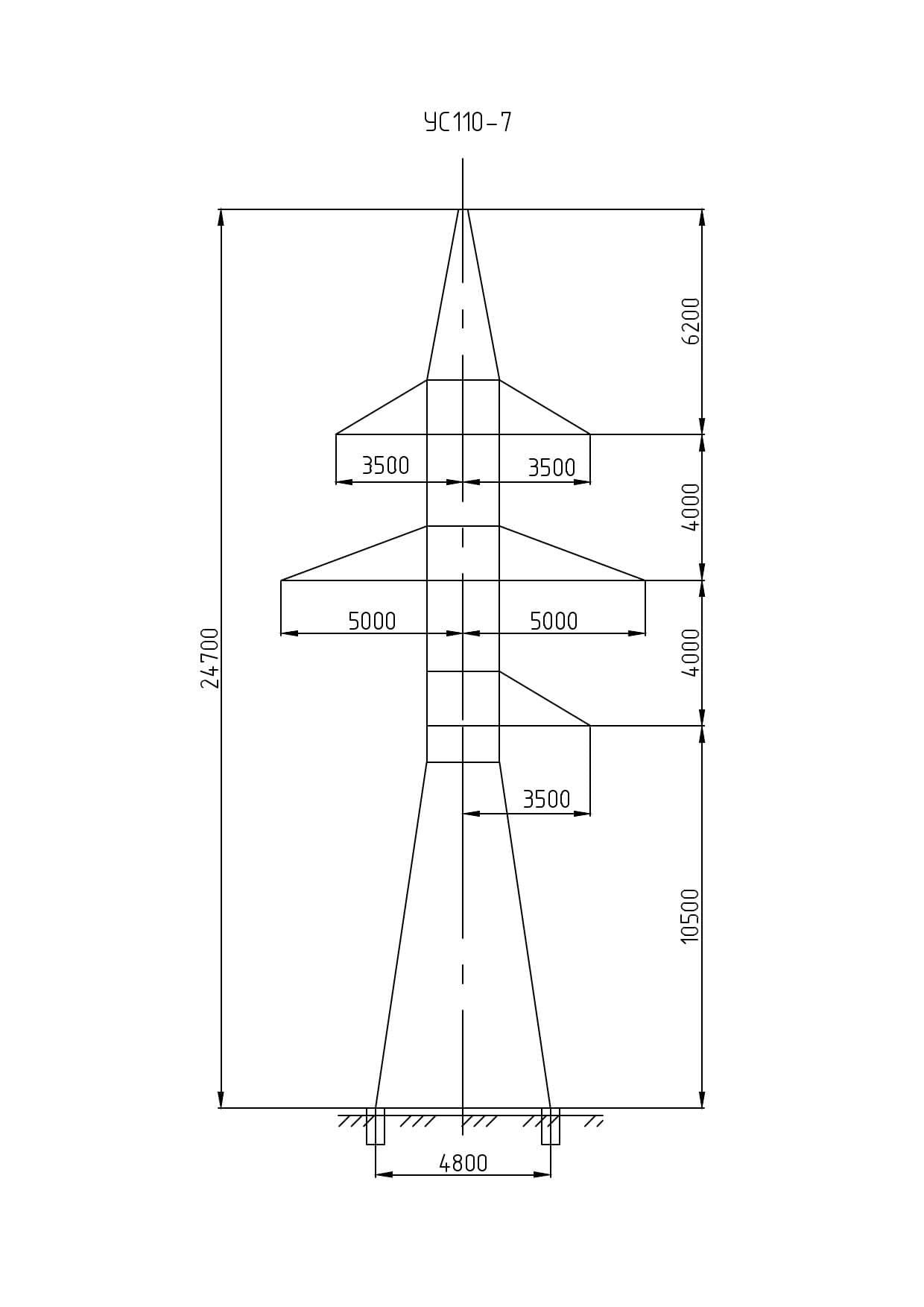 Опора УС110-7