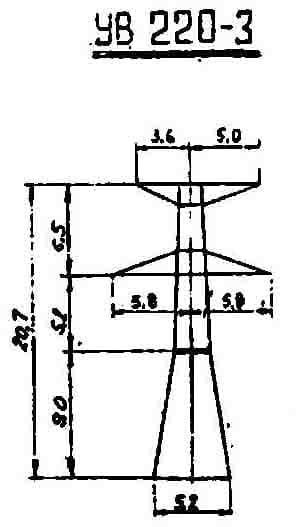 Опора УВ220-3